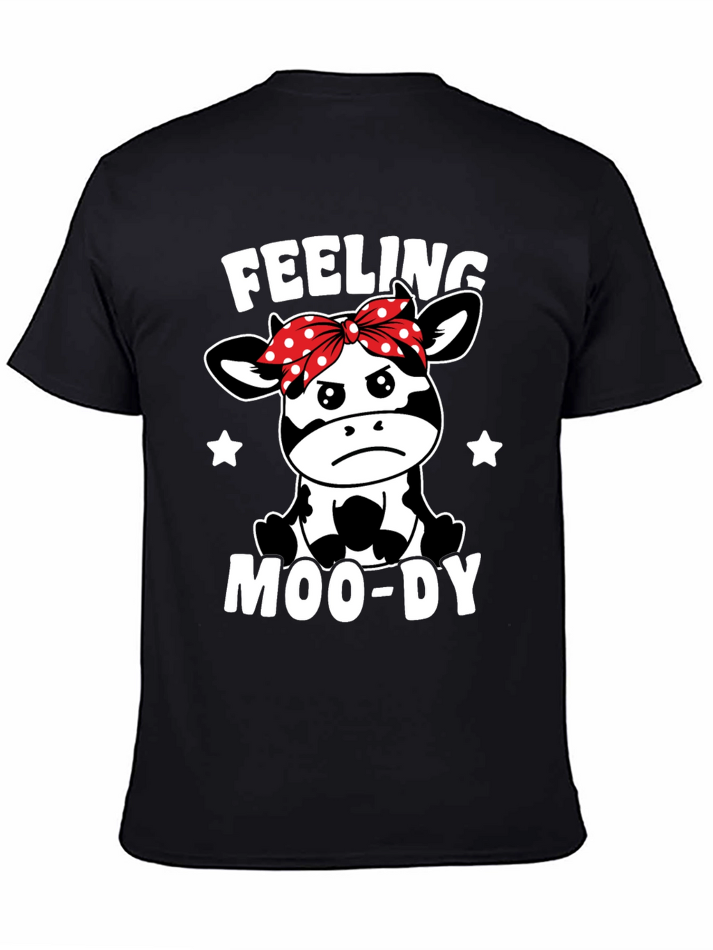 Feeling Moo-Dy Cow Graphic Tee