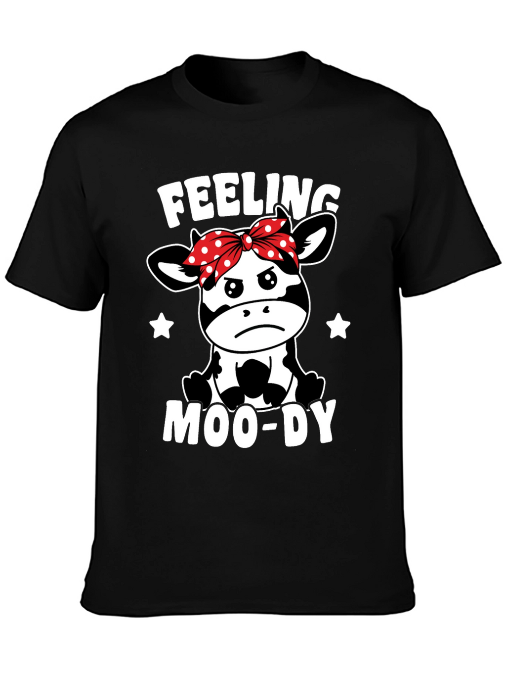 Feeling Moo-Dy Cow Graphic Tee