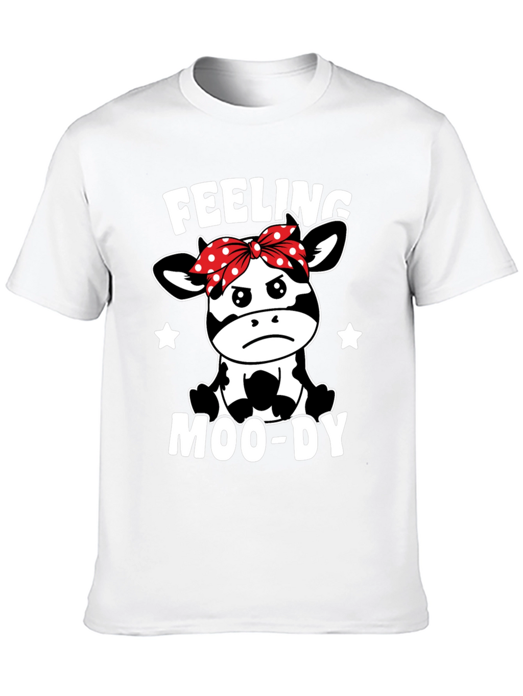 Feeling Moo-Dy Cow Graphic Tee