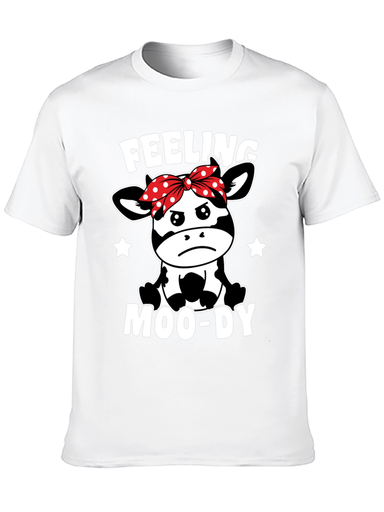 Feeling Moo-Dy Cow Graphic Tee
