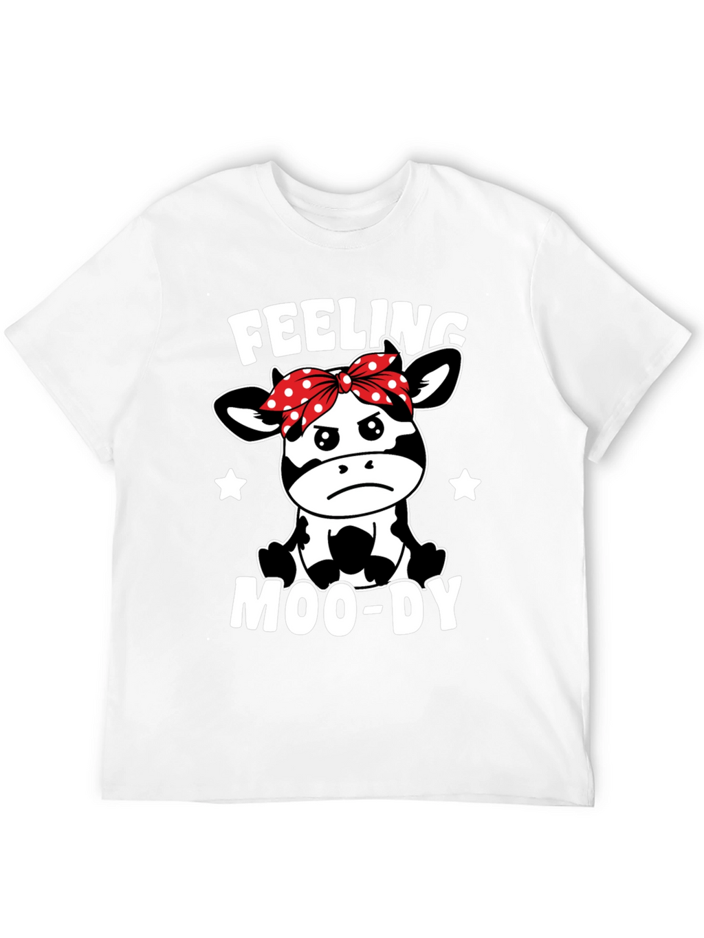 Feeling Moo-Dy Cow Graphic Tee
