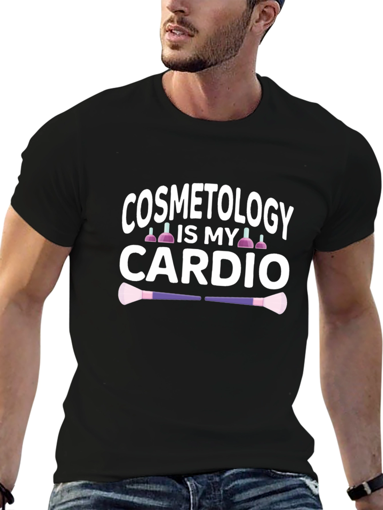 Cosmetology Cardio T-Shirt - Funny Cosmetologist Gift