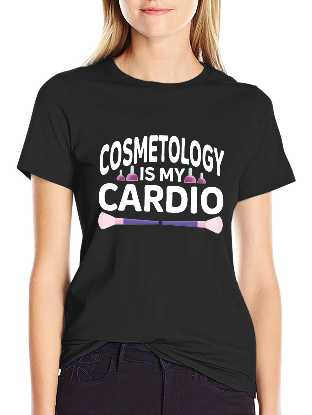 Cosmetology Cardio T-Shirt - Funny Cosmetologist Gift