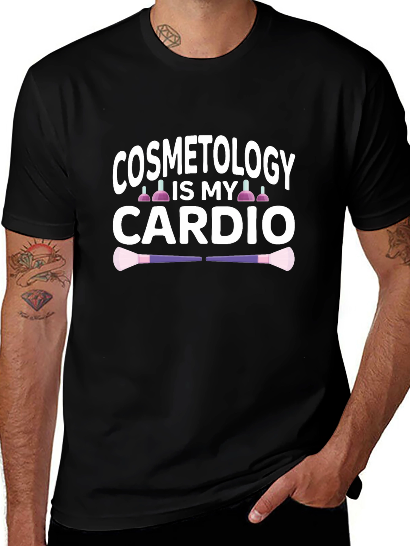 Cosmetology Cardio T-Shirt - Funny Cosmetologist Gift