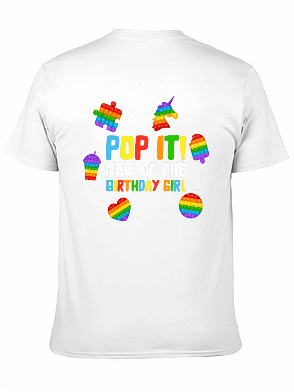 Pop It Birthday Girl Graphic T-Shirt