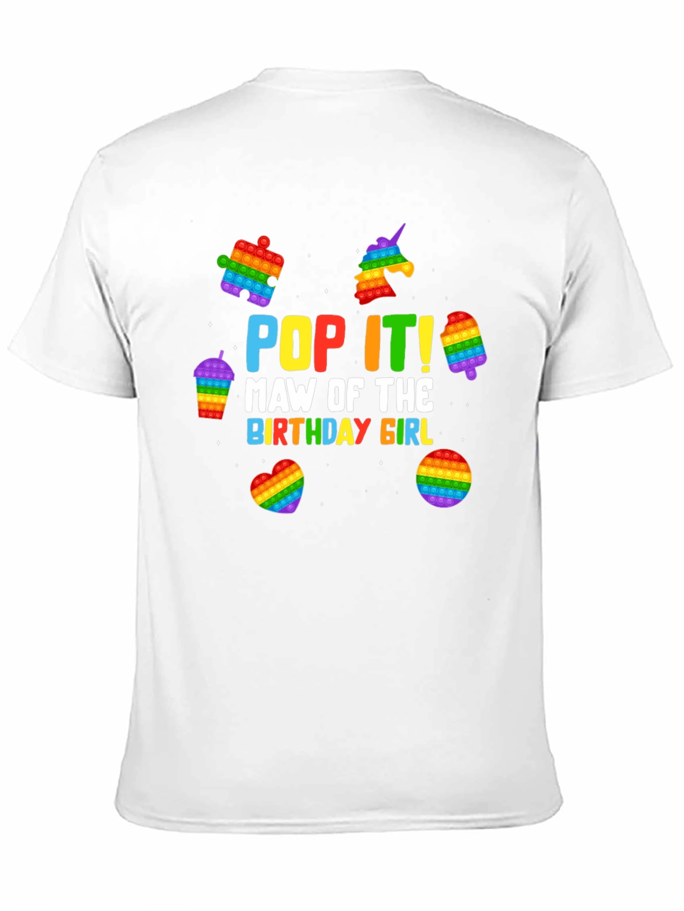Pop It Birthday Girl Graphic T-Shirt