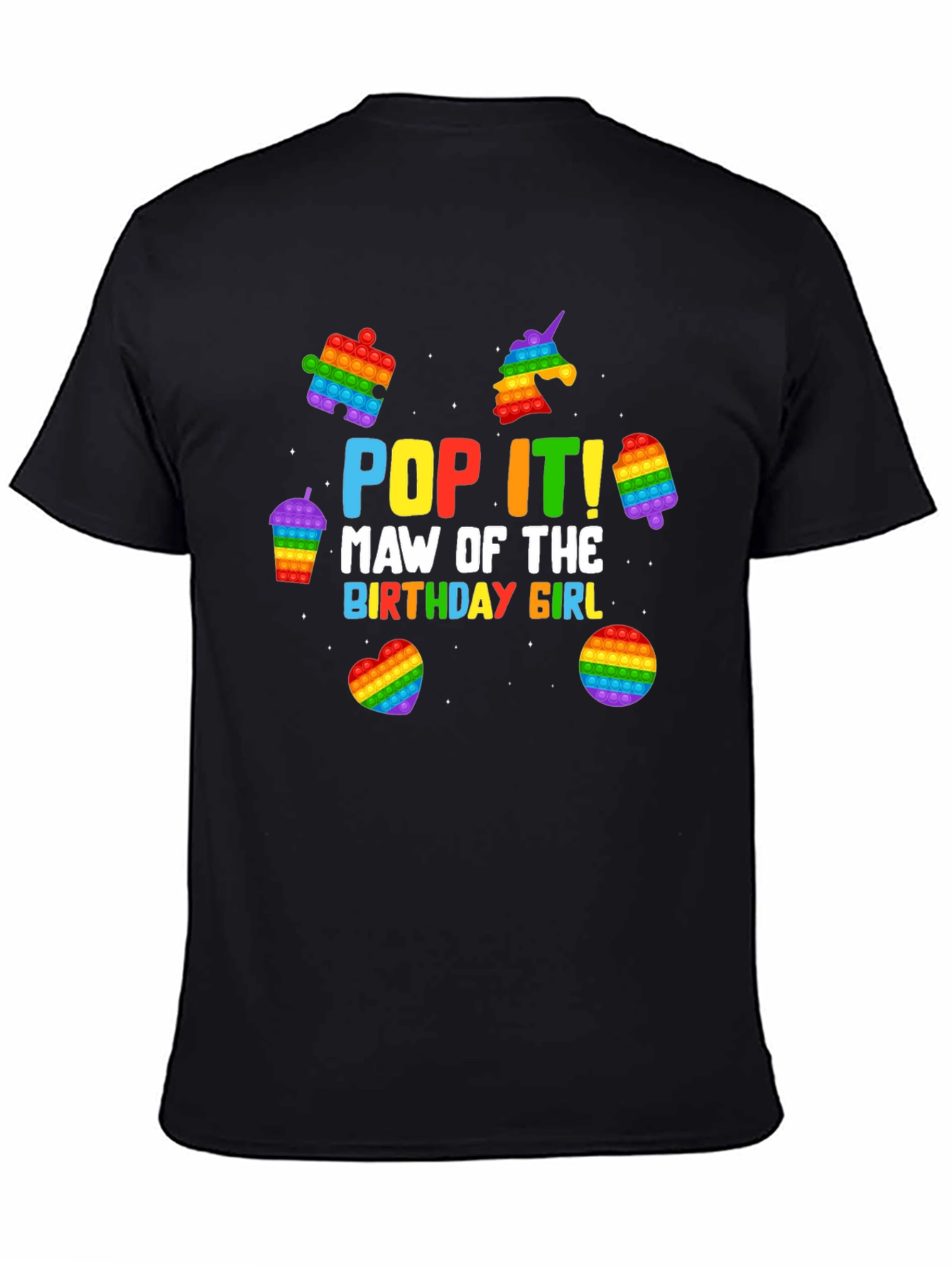 Pop It Birthday Girl Graphic T-Shirt