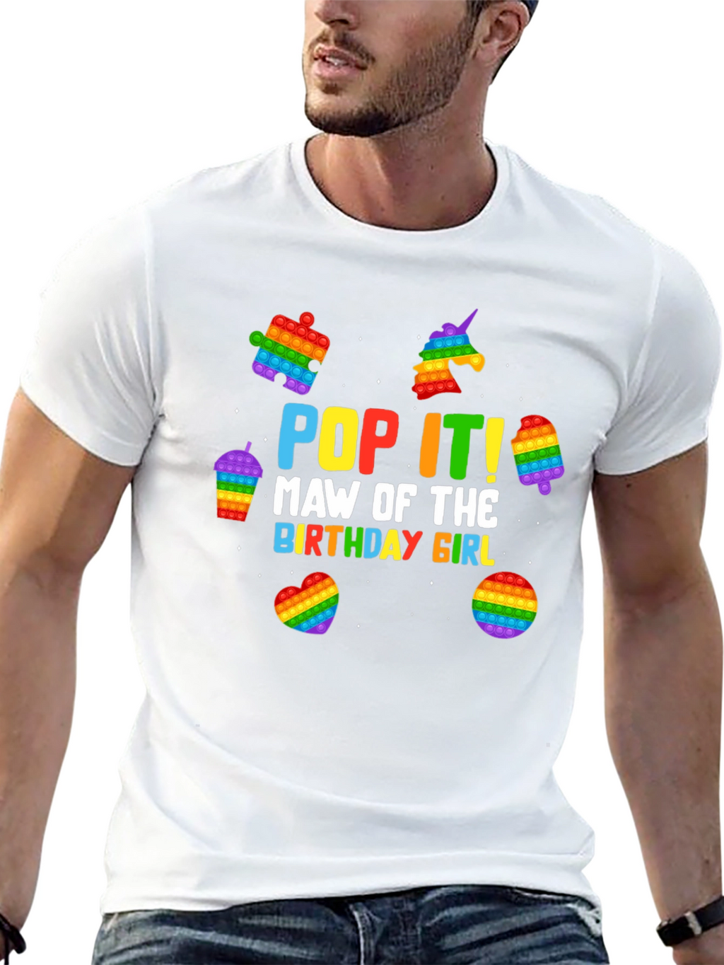 Pop It Birthday Girl Graphic T-Shirt