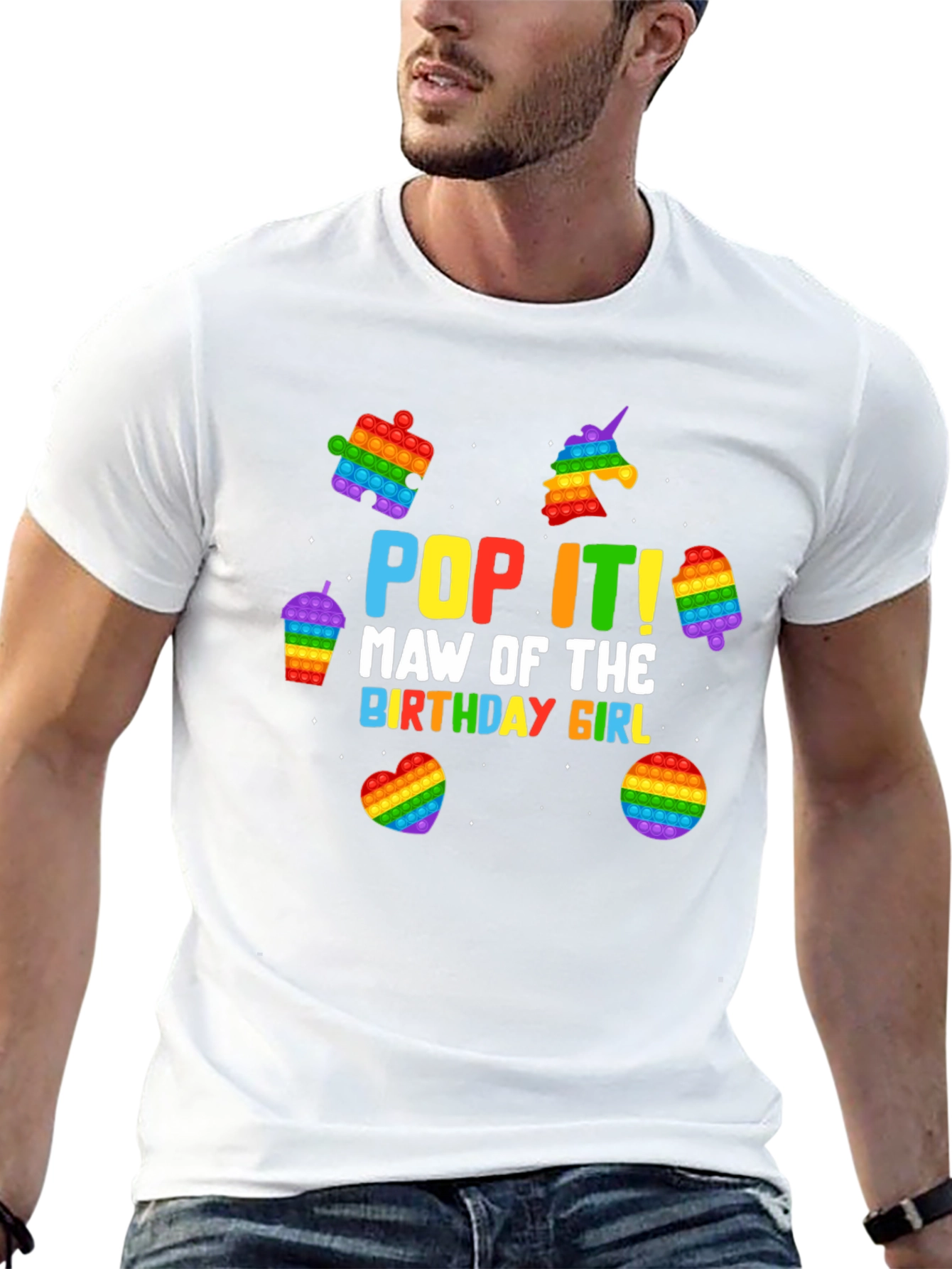 Pop It Birthday Girl Graphic T-Shirt