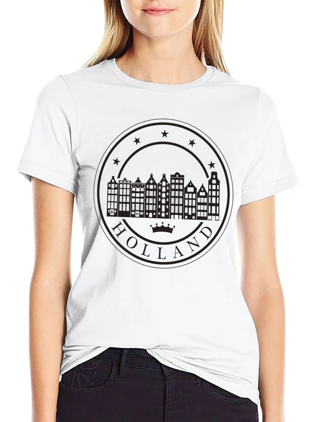 Holland Graphic T-Shirt - Black