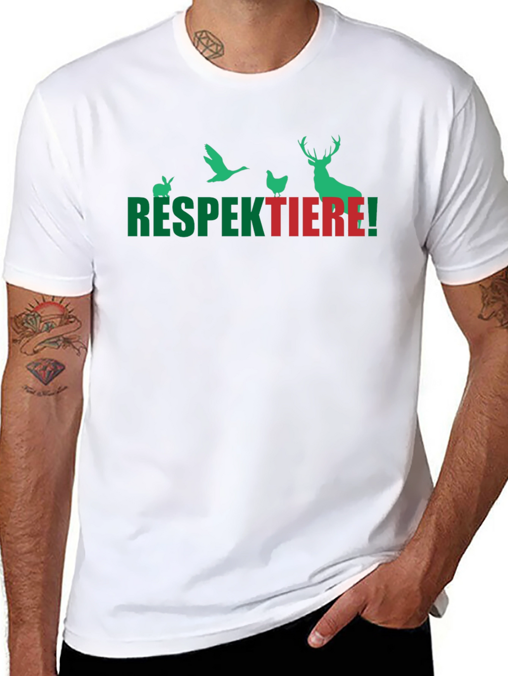 Respect Animals Graphic T-Shirt