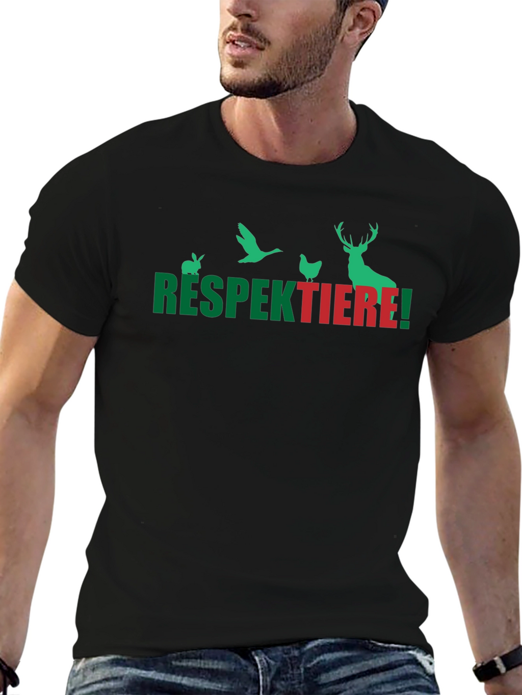 Respect Animals Graphic T-Shirt