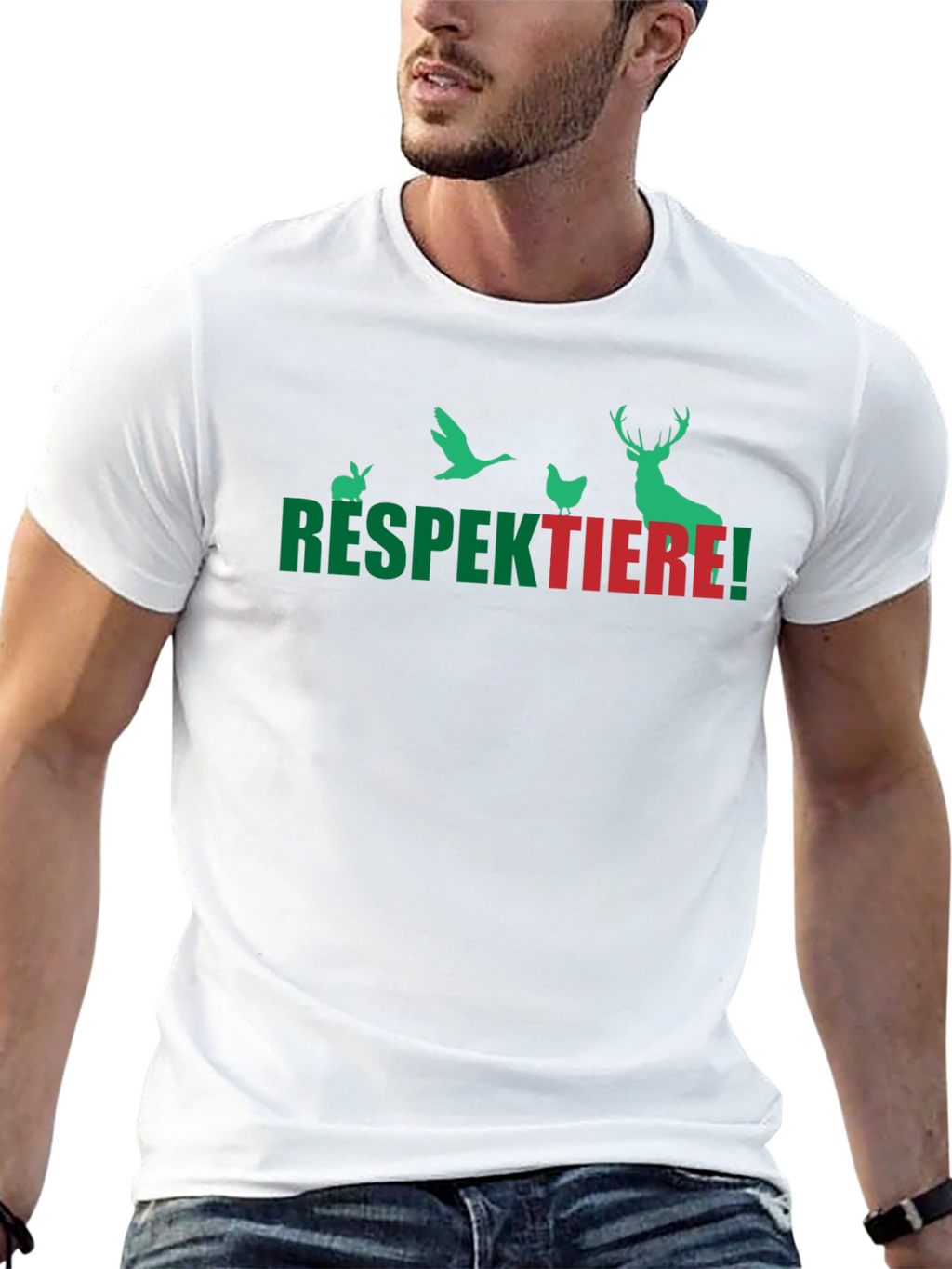 Respect Animals Graphic T-Shirt
