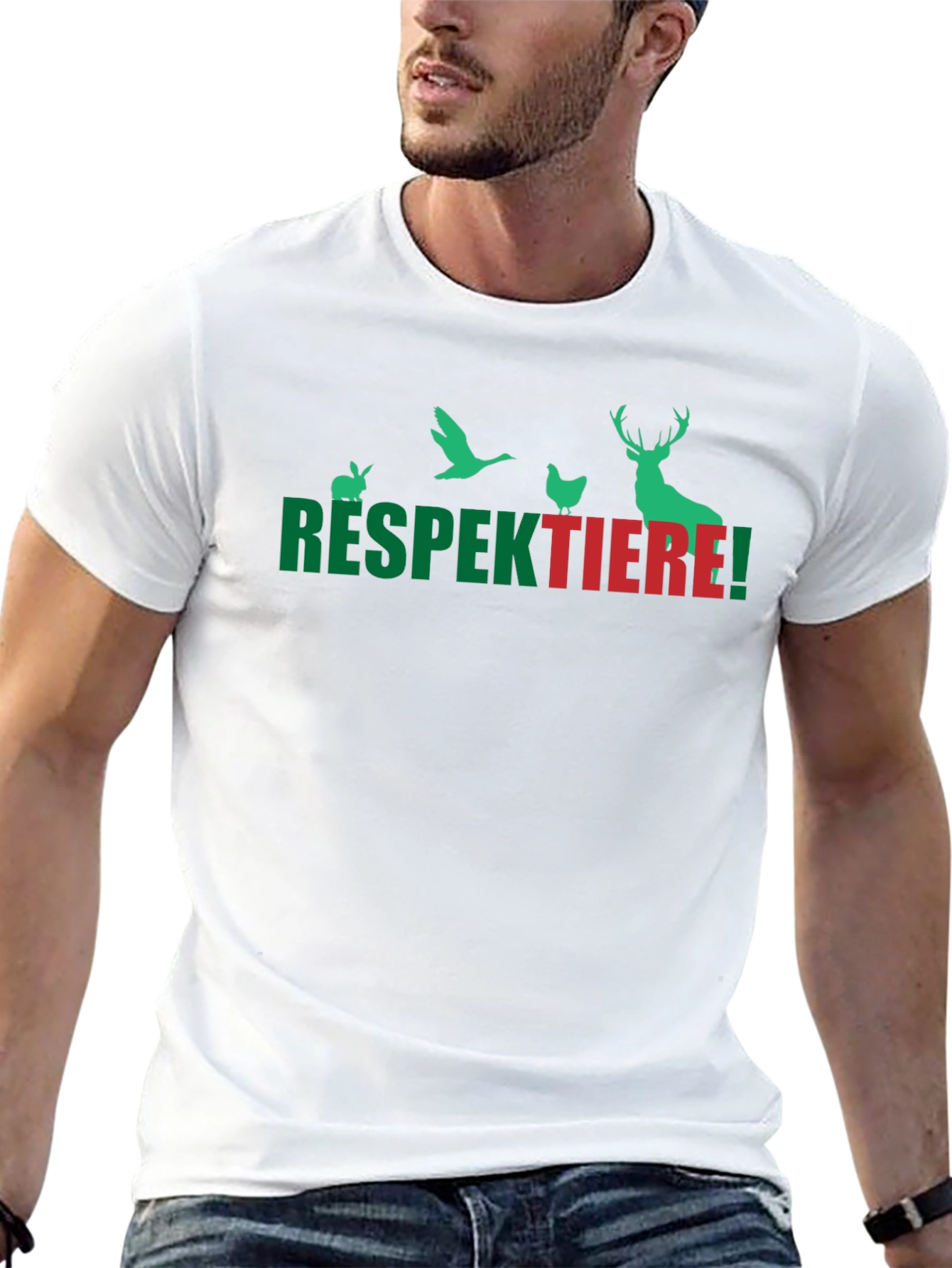 Respect Animals Graphic T-Shirt