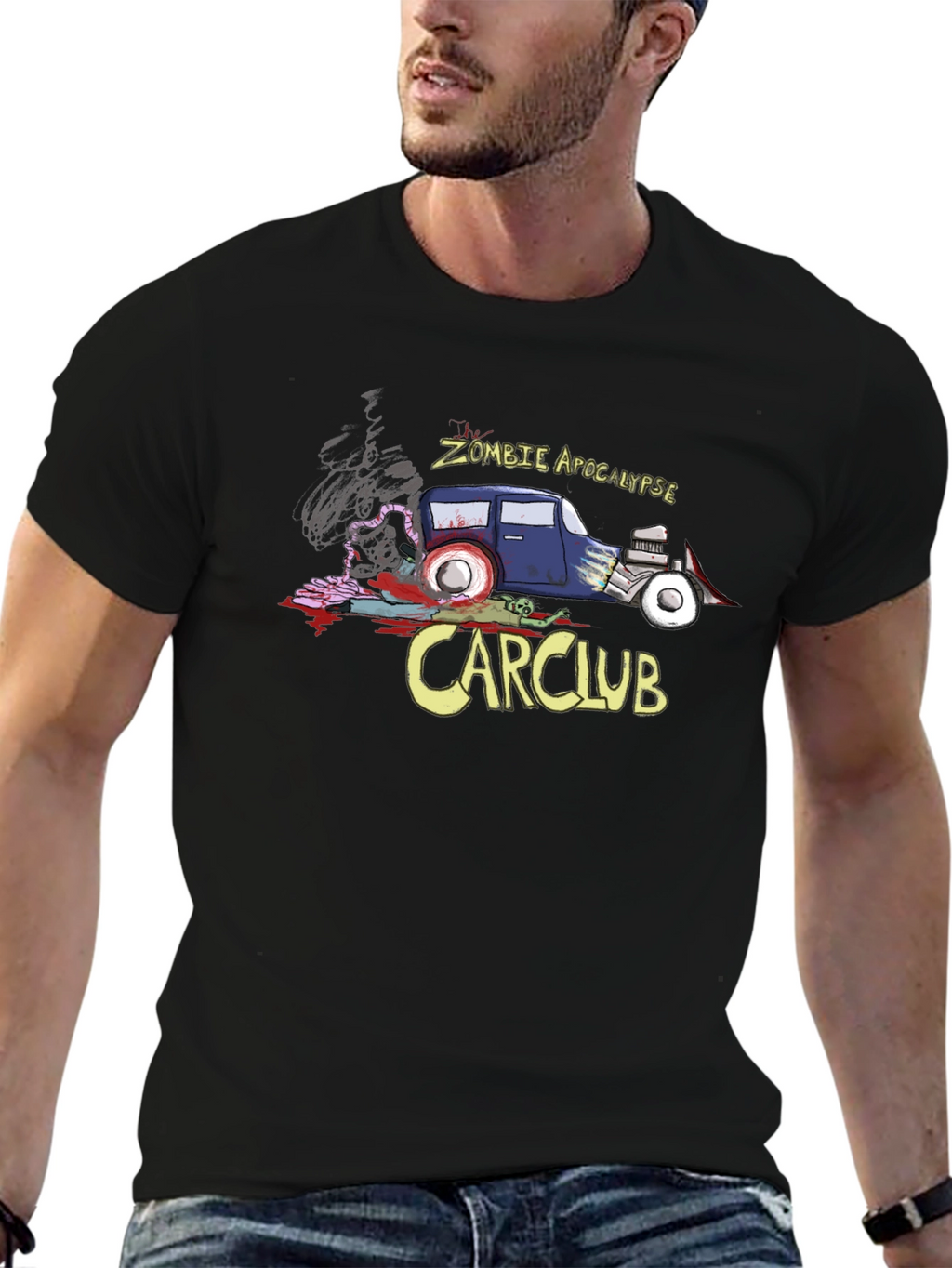 Zombie Apocalypse Car Club T-Shirt