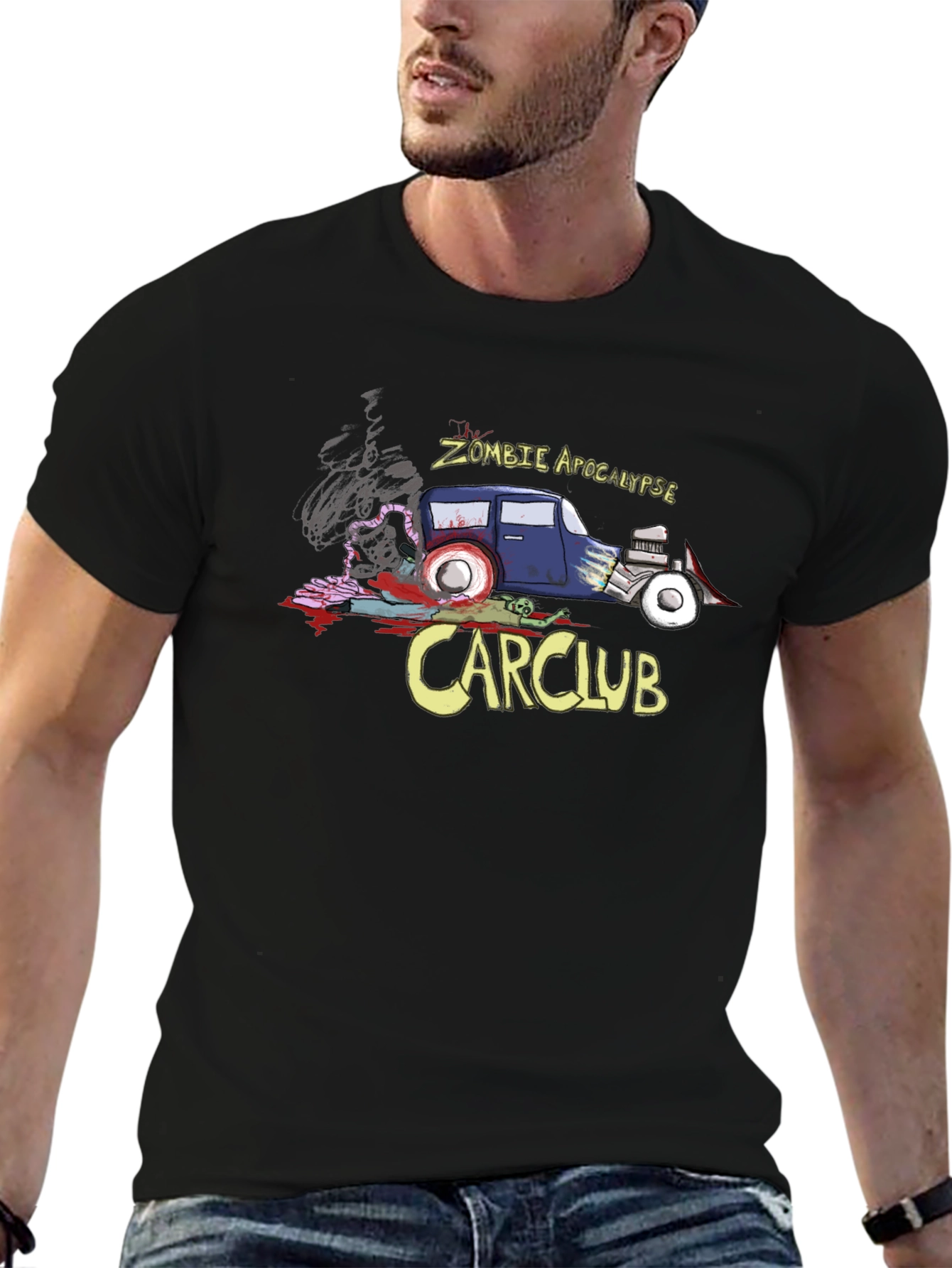 Zombie Apocalypse Car Club T-Shirt