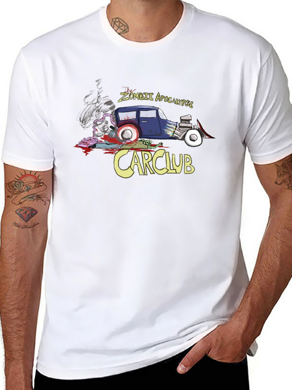 Zombie Apocalypse Car Club T-Shirt