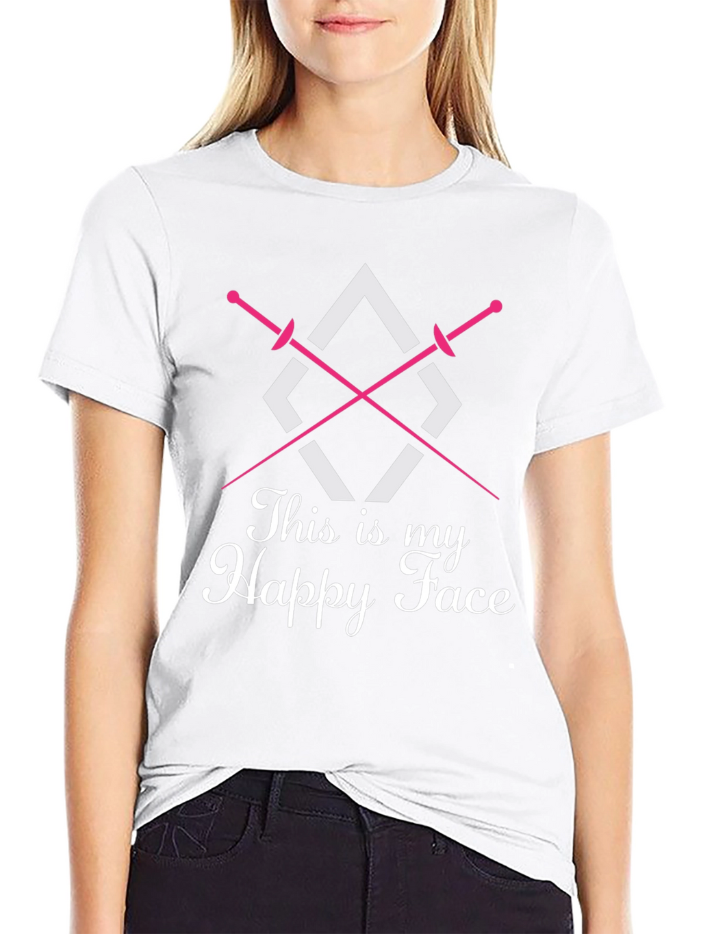 Fencing T-Shirt - This is My Happy Face