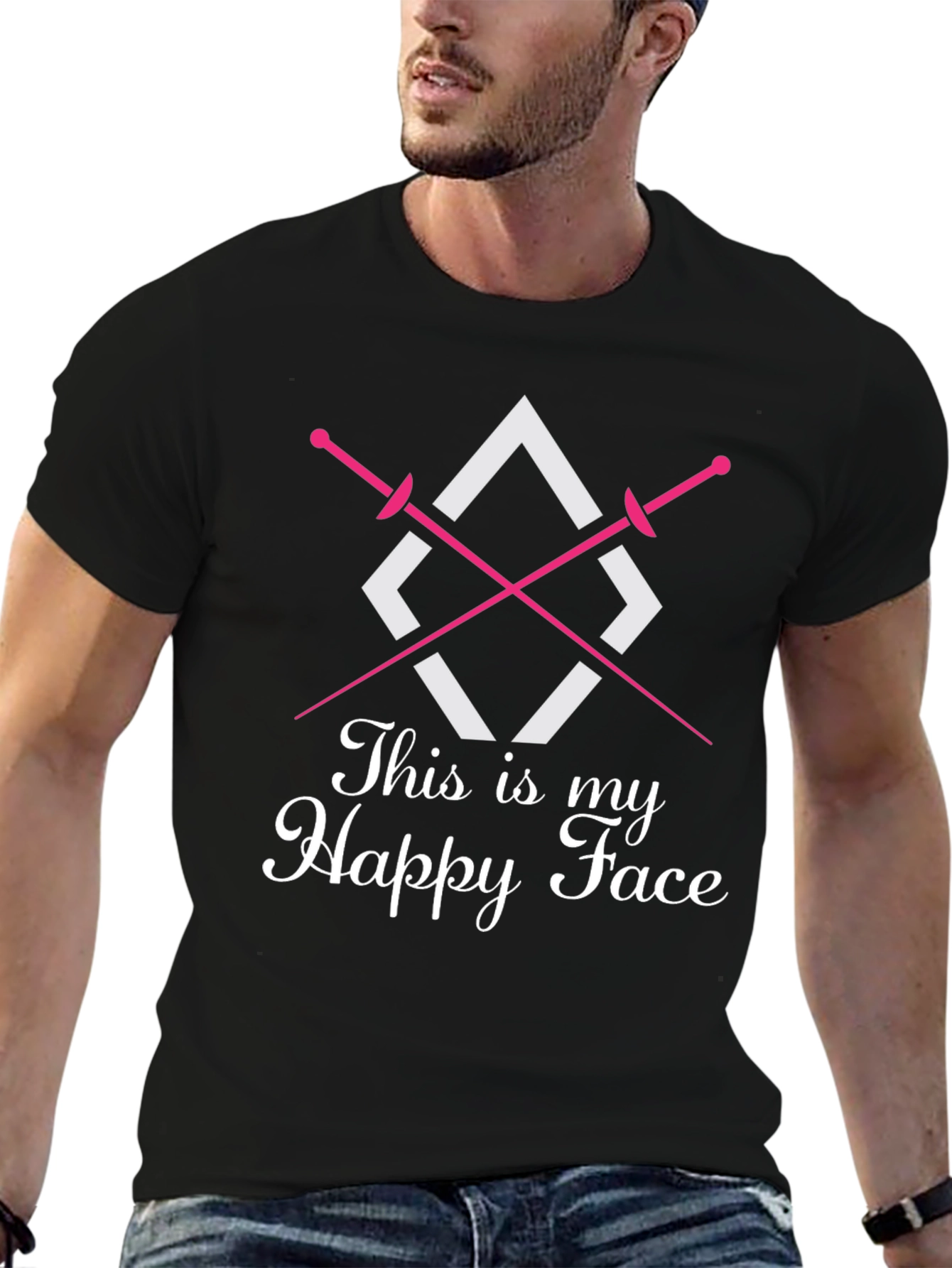 Fencing T-Shirt - This is My Happy Face