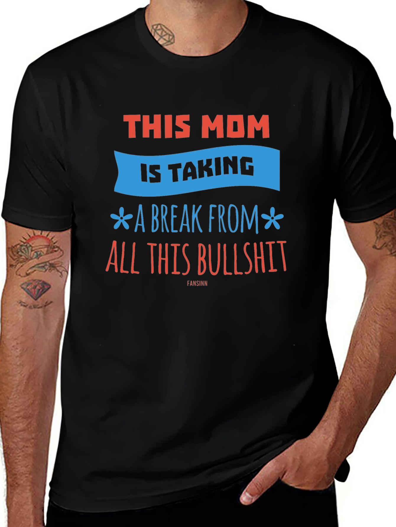 Funny Mom T-Shirt - Taking a Break from Bullshit