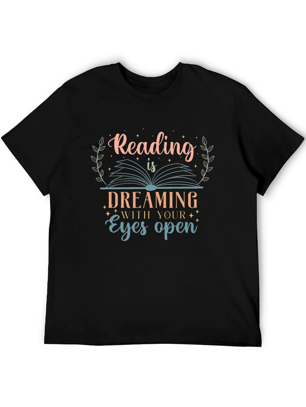 Reading is Dreaming Open Eyes T-Shirt
