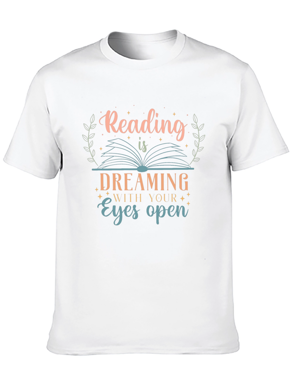 Reading is Dreaming Open Eyes T-Shirt