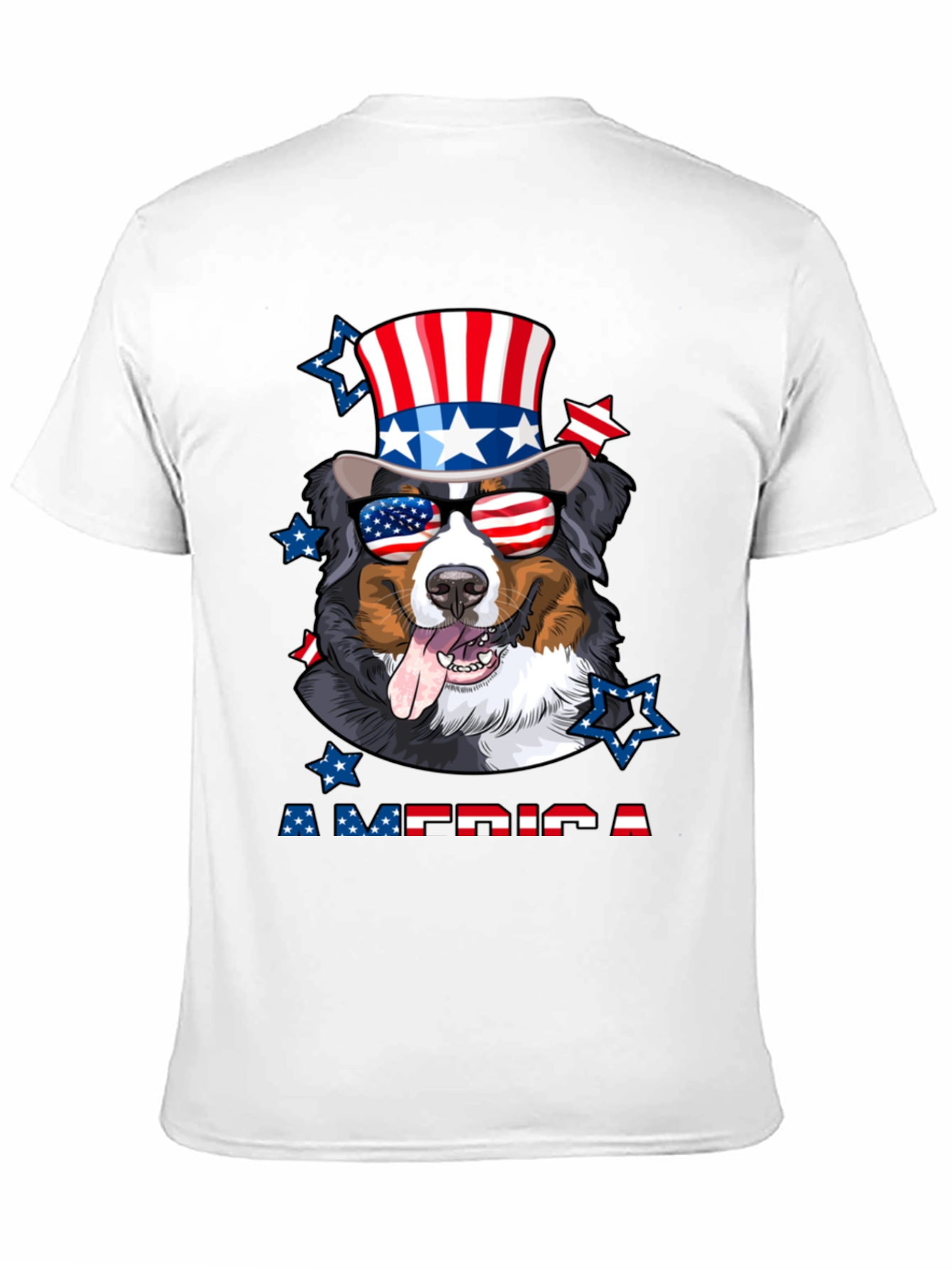 Patriotic Dog T-Shirt - American Pride
