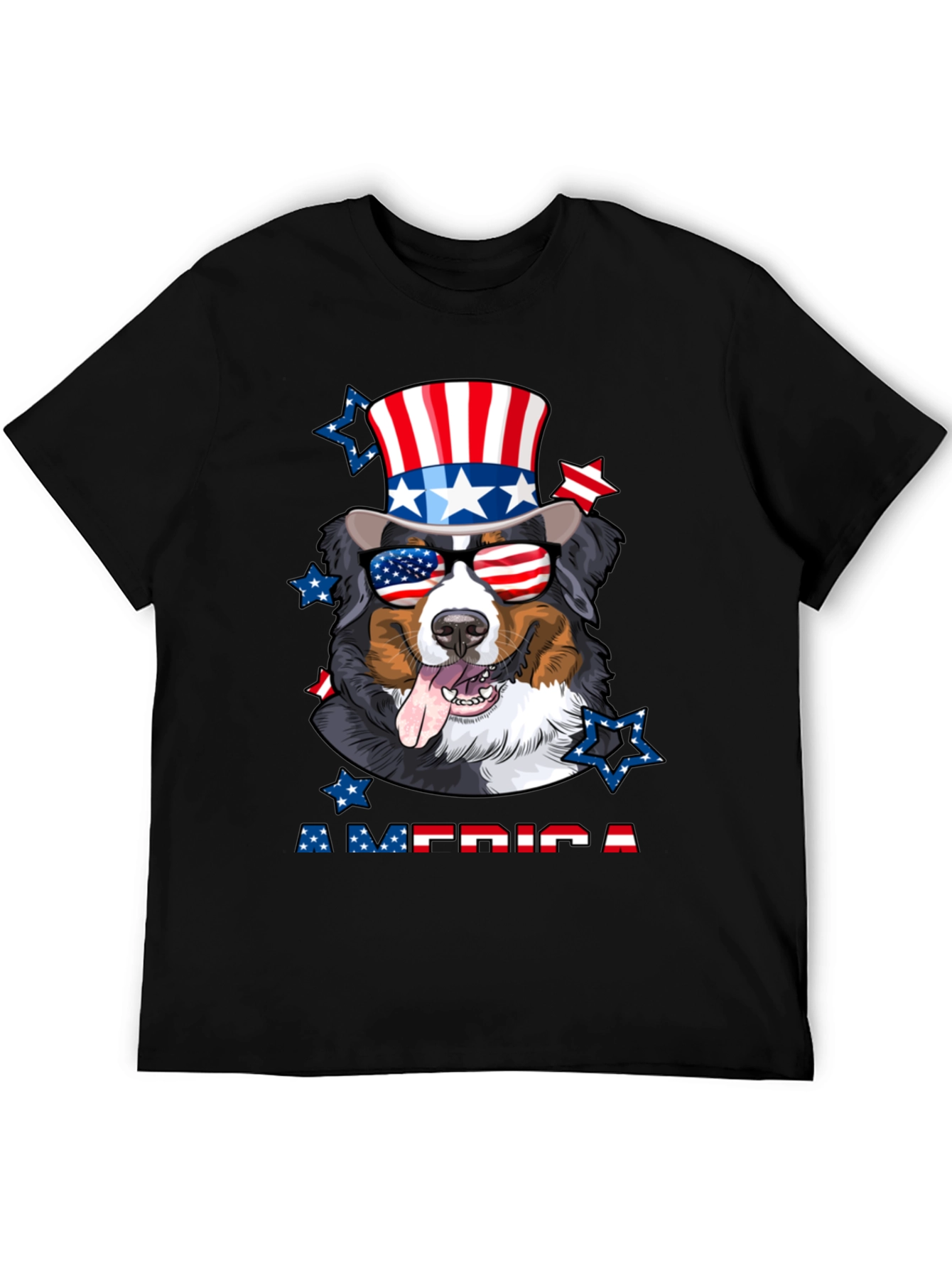 Patriotic Dog T-Shirt - American Pride