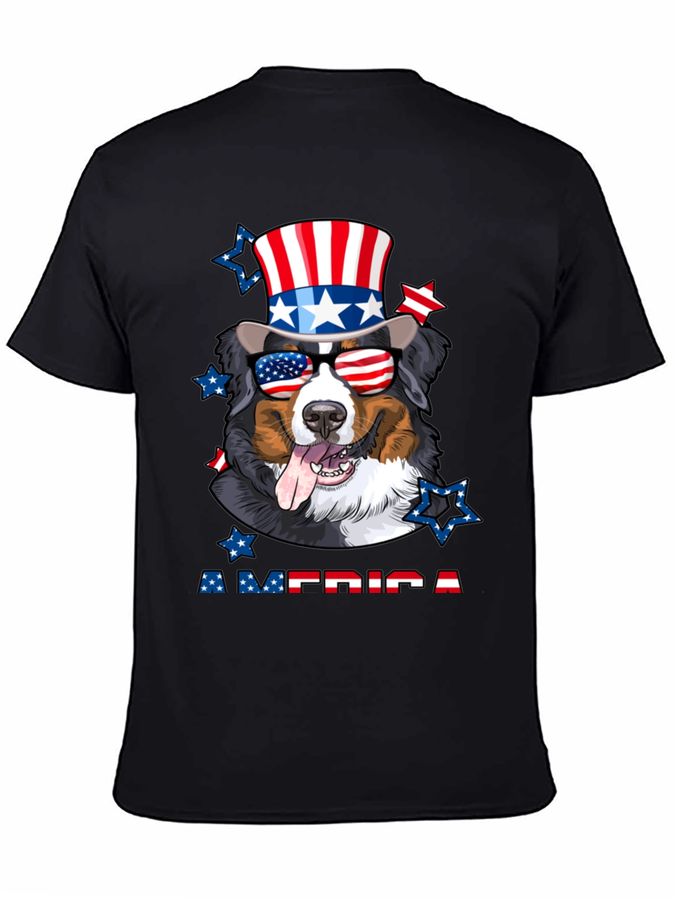 Patriotic Dog T-Shirt - American Pride
