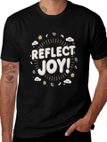 Reflect Joy T-Shirt - Black Graphic Tee