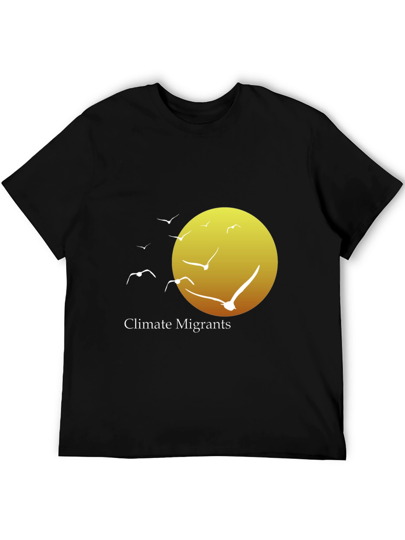 Climate Migrants T-Shirt - Black Graphic Tee
