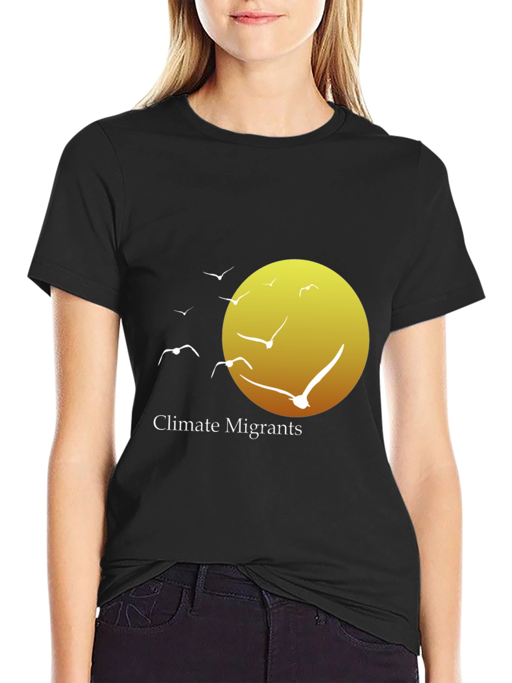 Climate Migrants T-Shirt - Black Graphic Tee