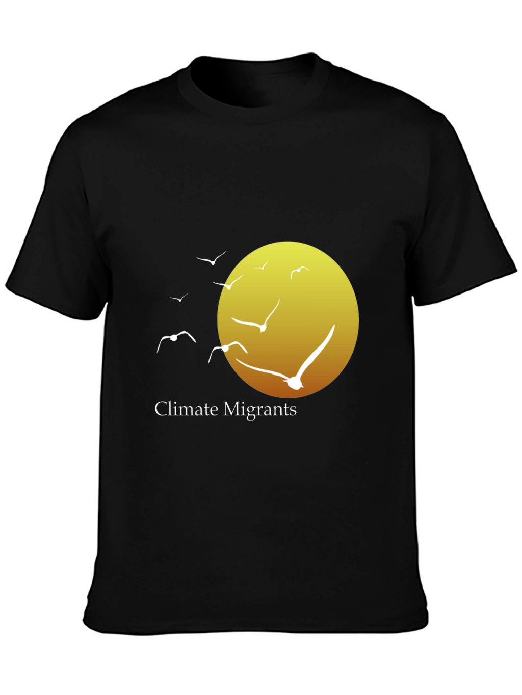 Climate Migrants T-Shirt - Black Graphic Tee