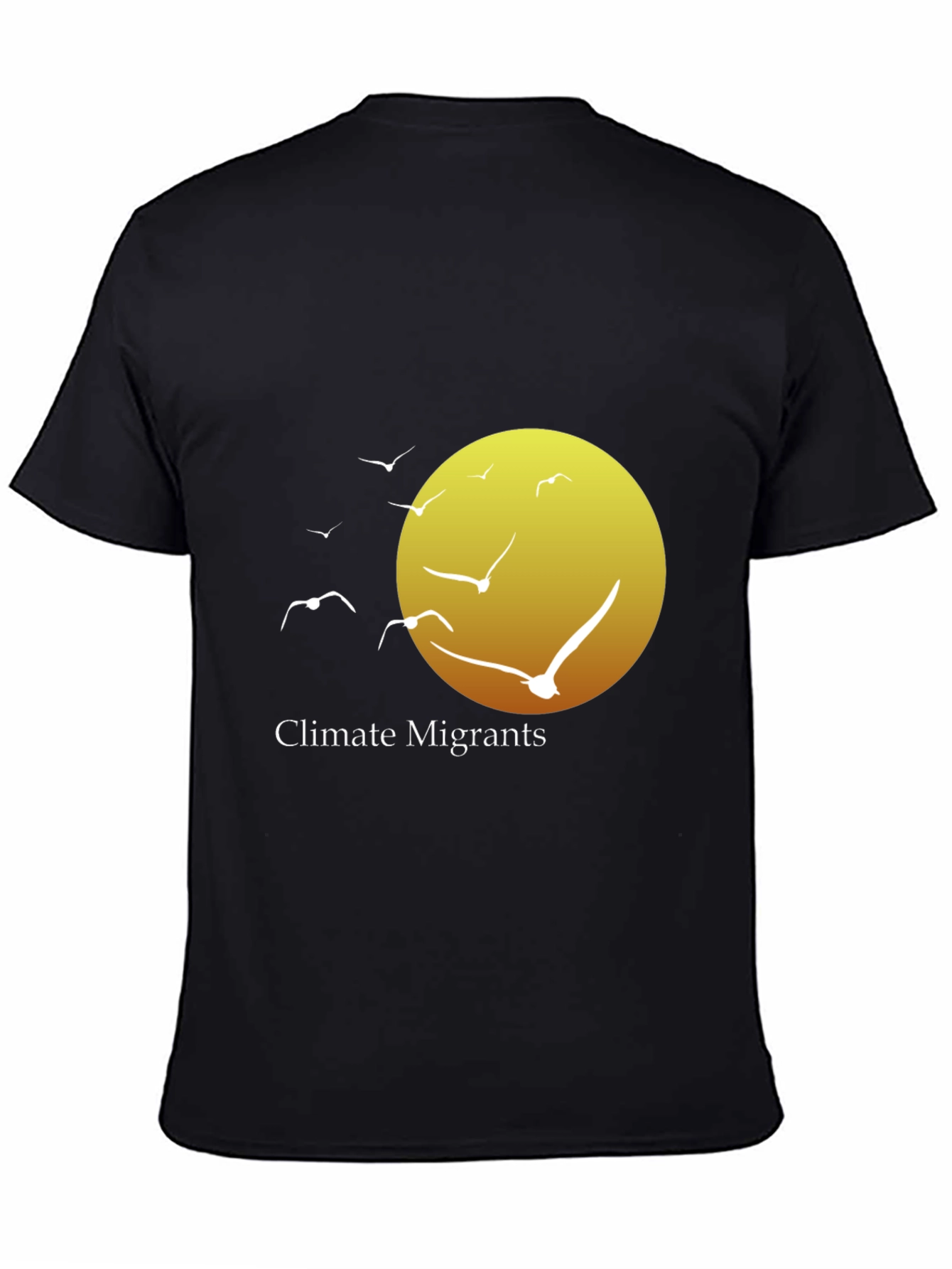 Climate Migrants T-Shirt - Black Graphic Tee