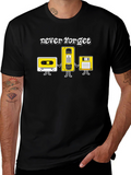 Retro Media Never Forget Graphic T-Shirt