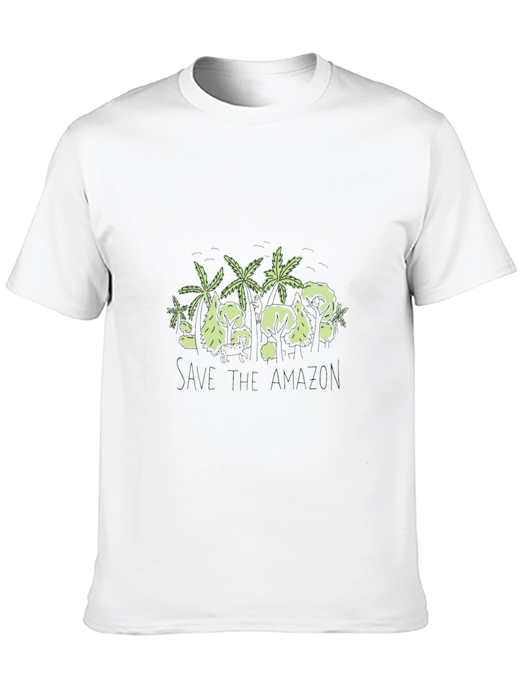 Unique Graphic Print Black T-Shirt
