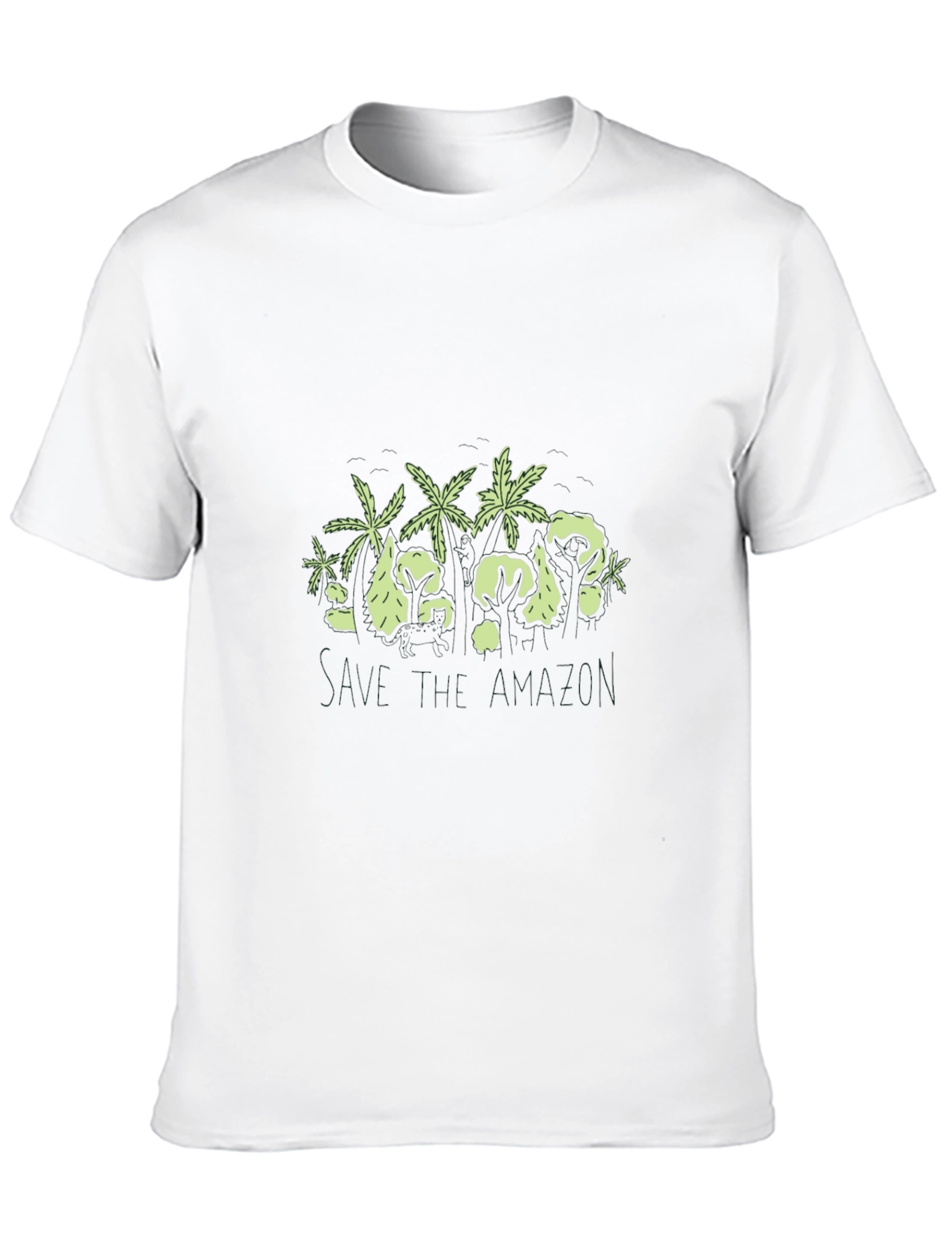 Unique Graphic Print Black T-Shirt