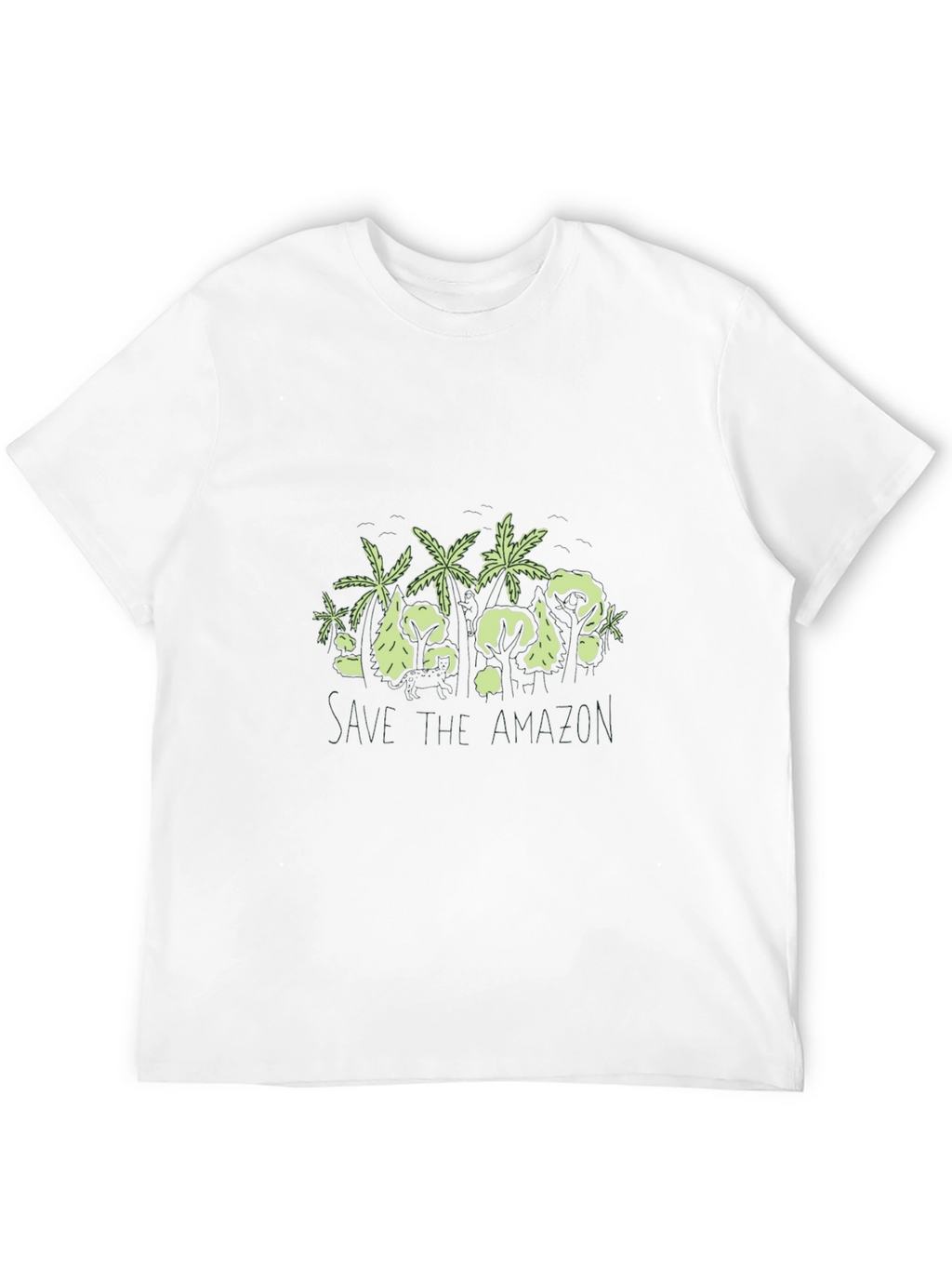 Unique Graphic Print Black T-Shirt