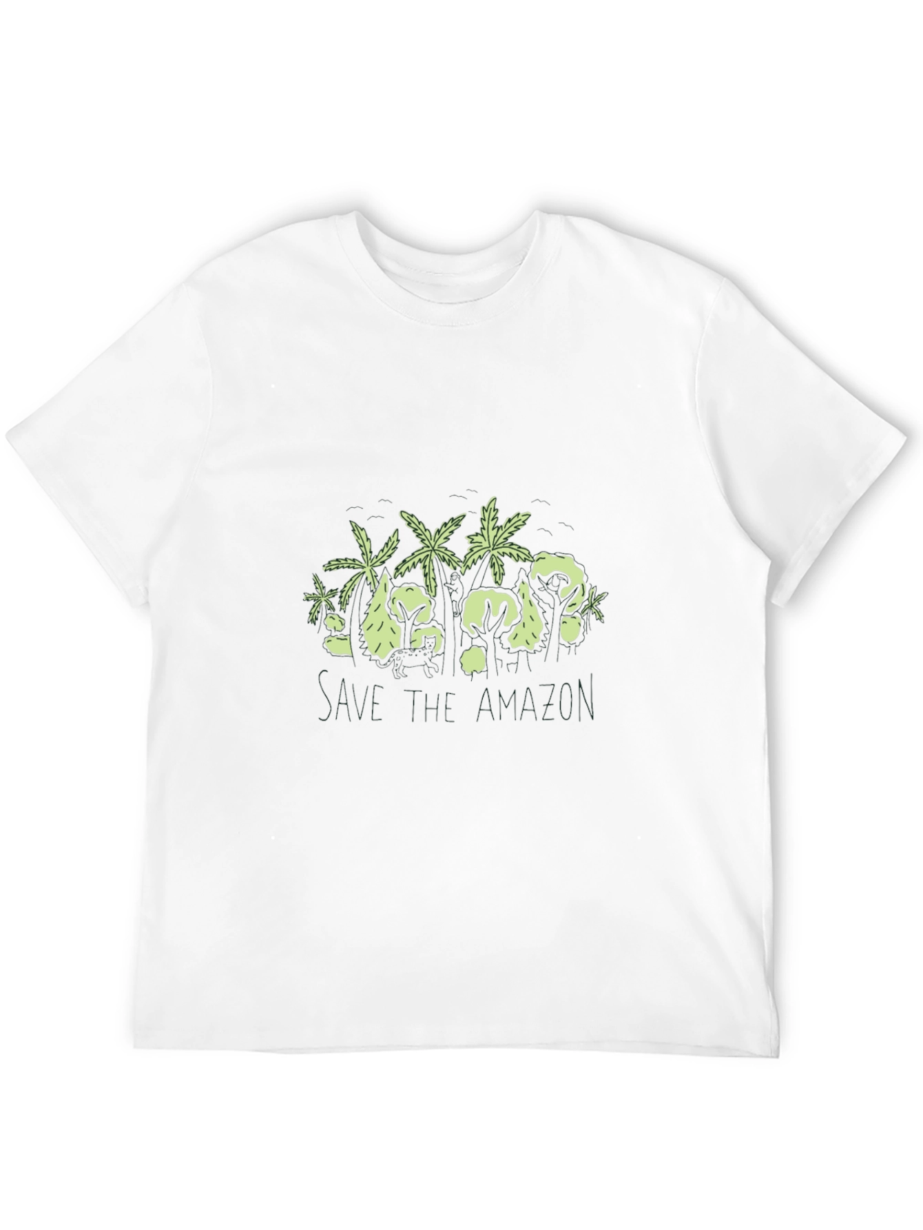 Unique Graphic Print Black T-Shirt