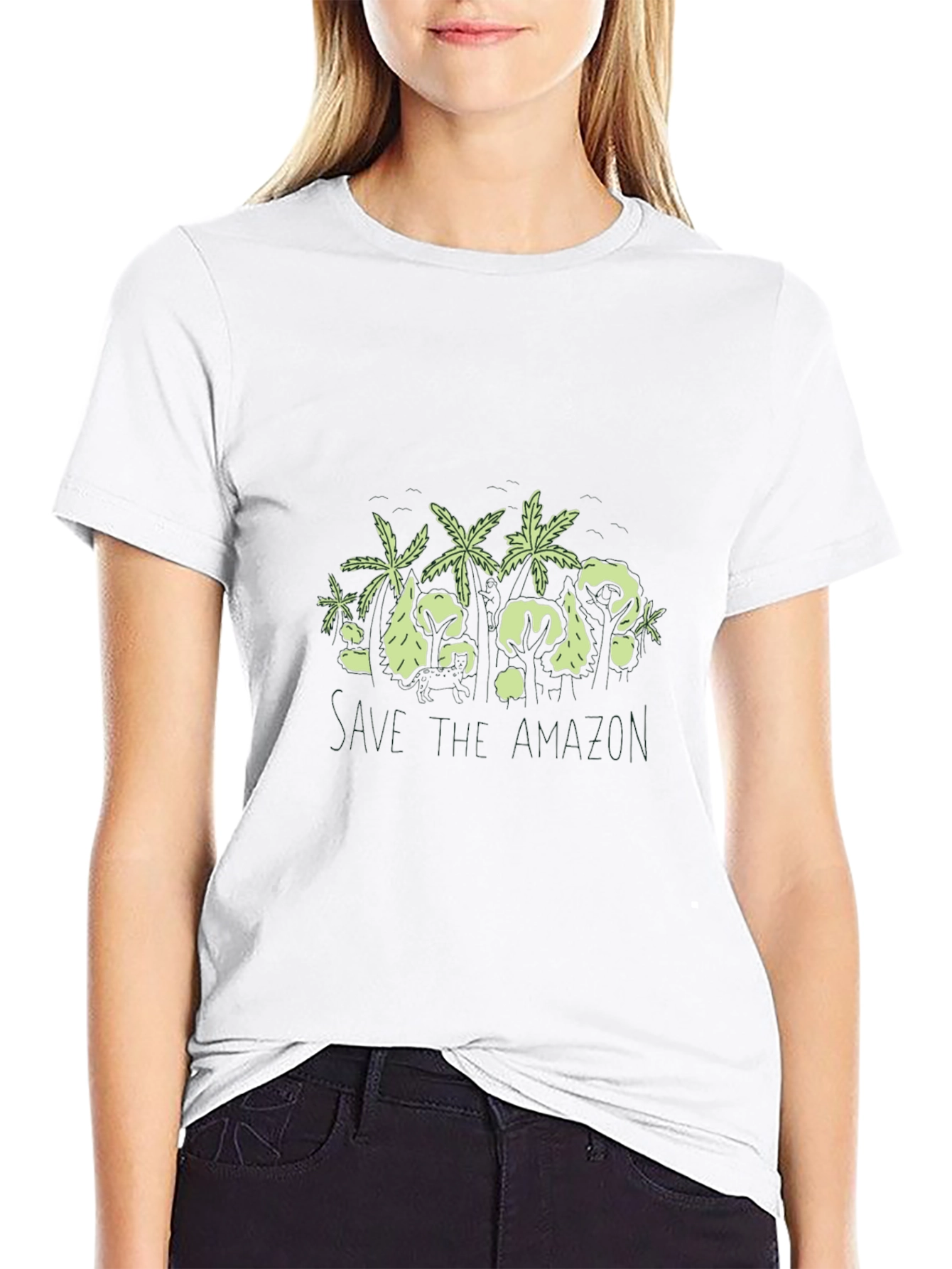 Unique Graphic Print Black T-Shirt