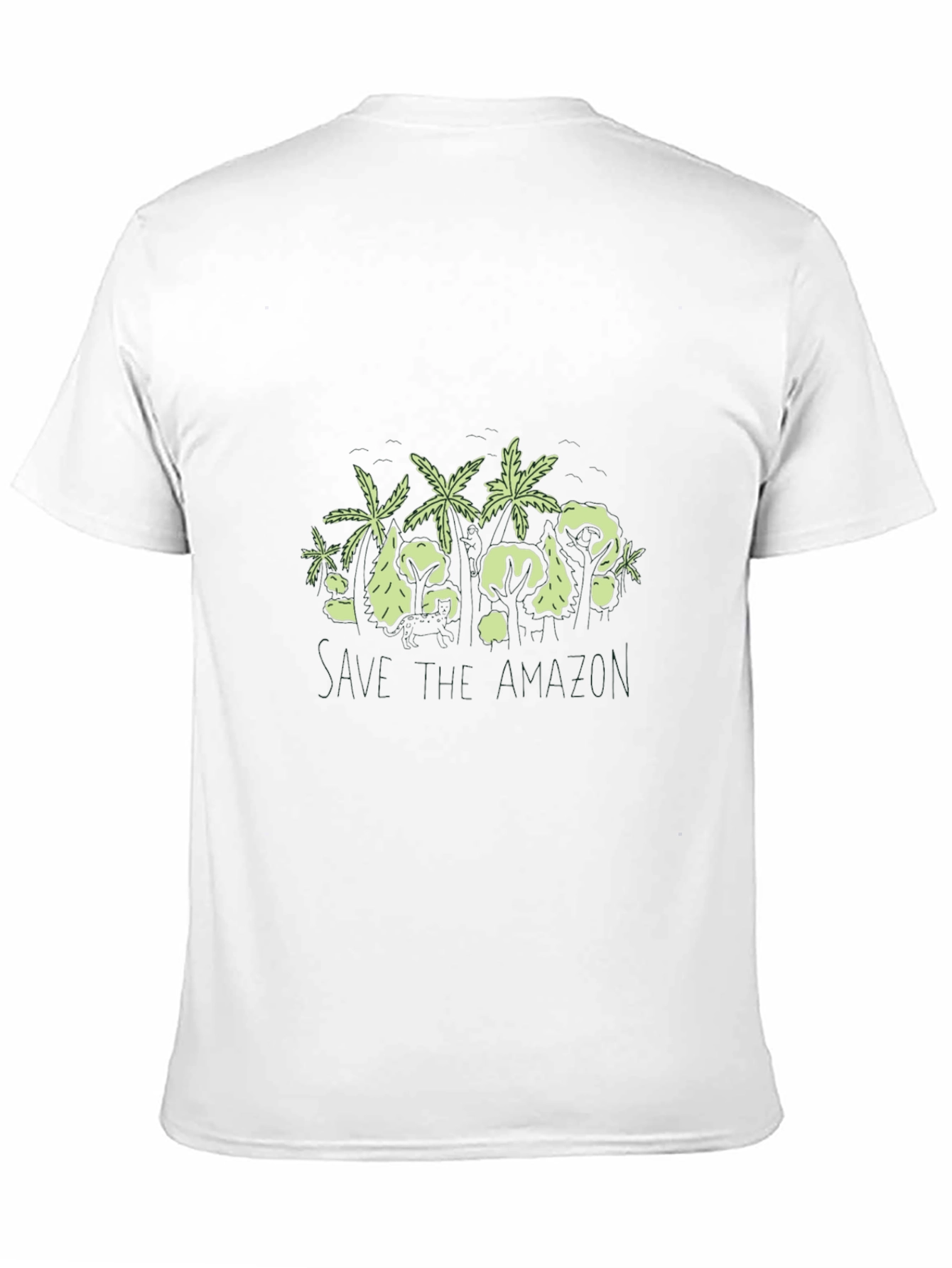 Unique Graphic Print Black T-Shirt