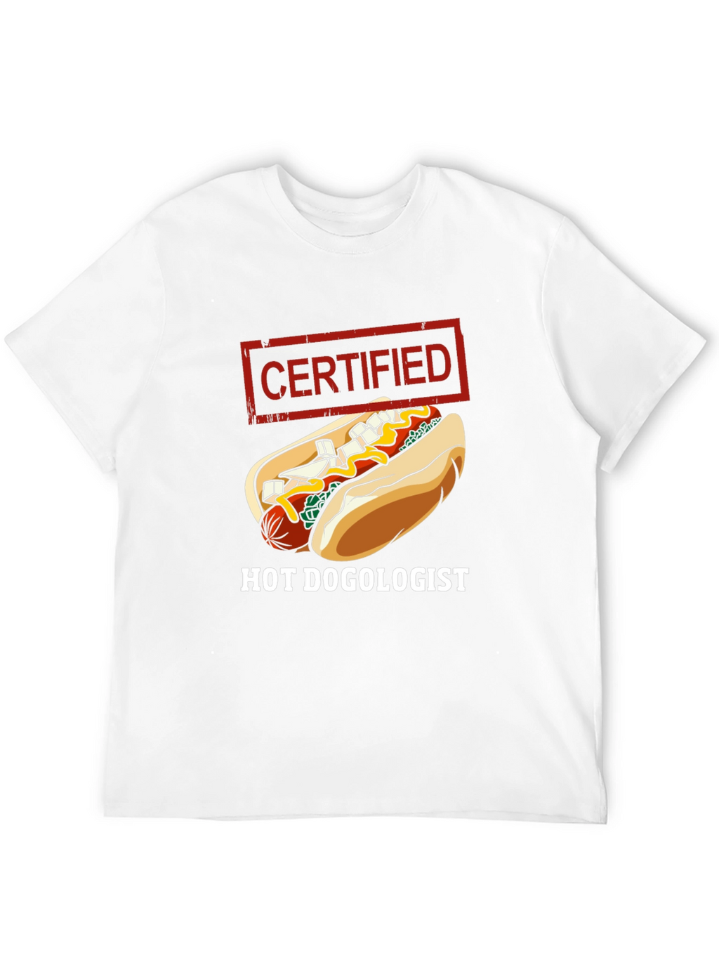 Certified Hot Dogologist Graphic T-Shirt