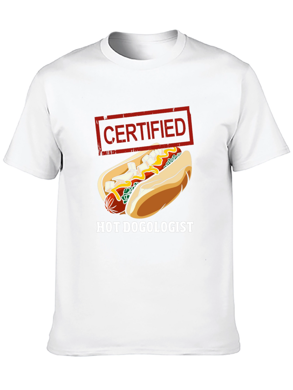 Certified Hot Dogologist Graphic T-Shirt