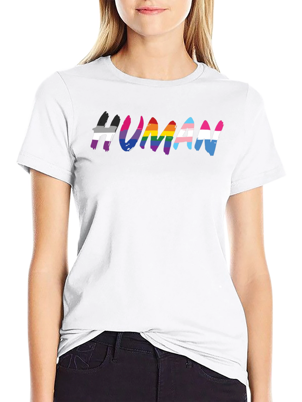 LGBTQ+ Pride Human T-Shirt