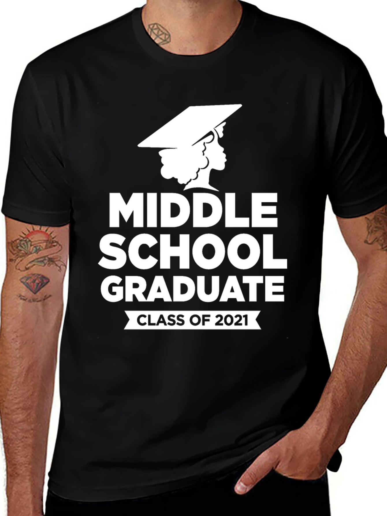 Middle School Graduate T-Shirt - Class of 2021