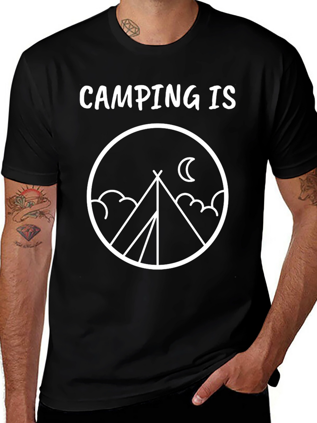 Camping Is T-Shirt - Adventure Ready!