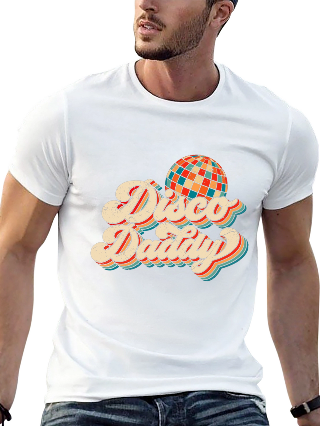 Disco Daddy Retro Graphic T-Shirt