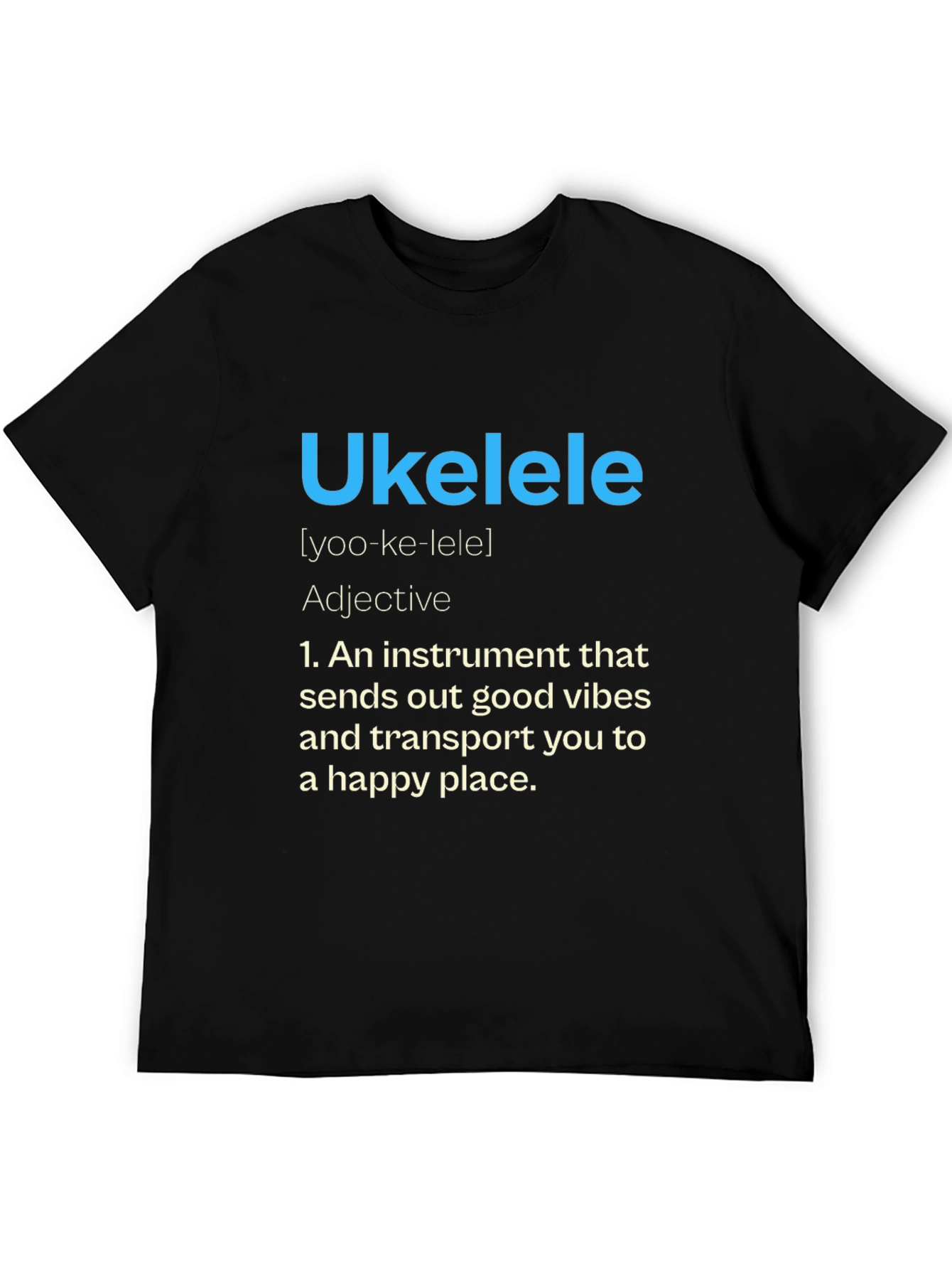 Ukulele Definition Graphic Tee - Musical Vibes