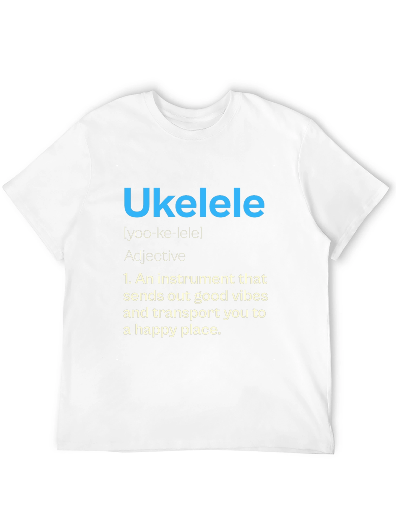 Ukulele Definition Graphic Tee - Musical Vibes