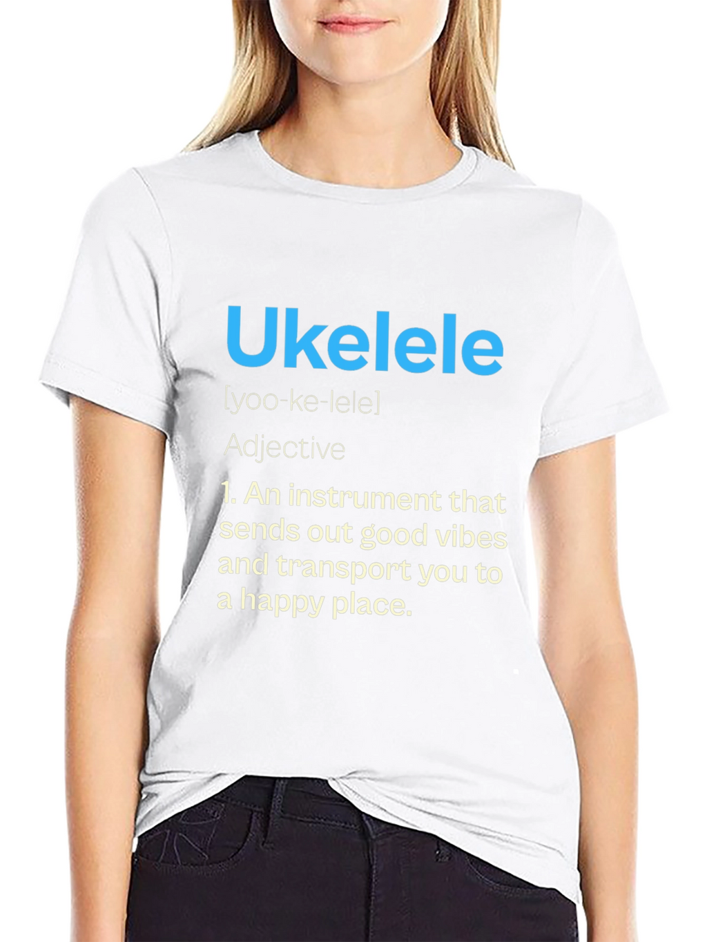Ukulele Definition Graphic Tee - Musical Vibes